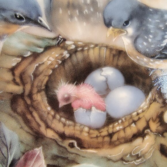 2/$40 Nature's Poetry Series Decorative Plate 'Song of Promise' Lena Liu - Picture 8 of 8